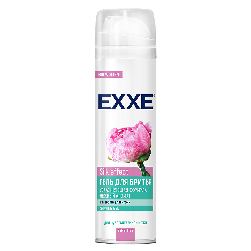Изображение товара EXXE Гель для бритья Sensitive Silk effect, с экстрактом ромашки, 200 мл
