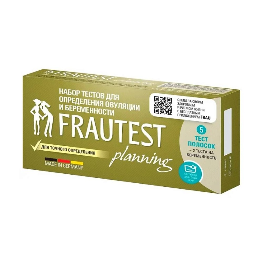 Изображение товара FRAUTEST Набор тестов для определения овуляции и беременности рlanning, 7 шт.
