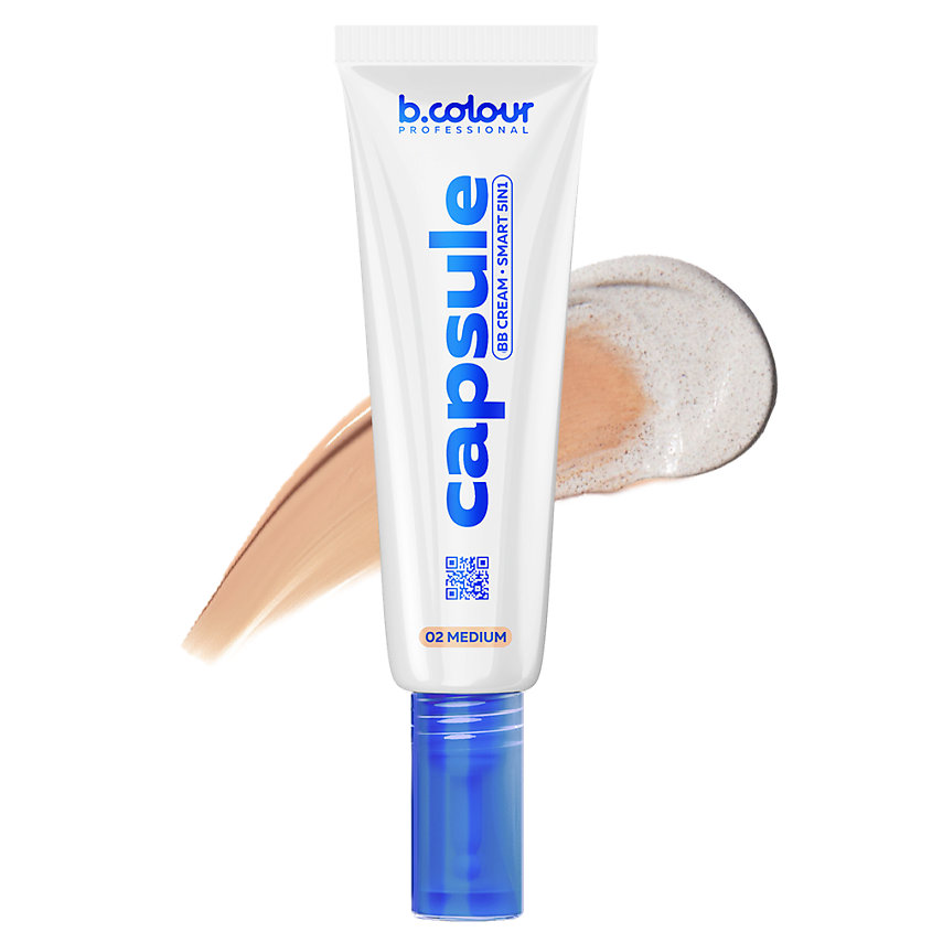 Изображение товара B.COLOUR PROFESSIONAL BB крем тональный для лица, матовый CAPSULE, 02 Medium