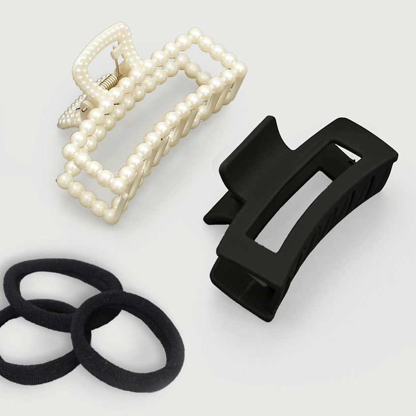 Изображение товара ZIKOLKI STORE Заколка крабик аксессуар для волос подарочный набор крабов, подарок женский, 2 шт