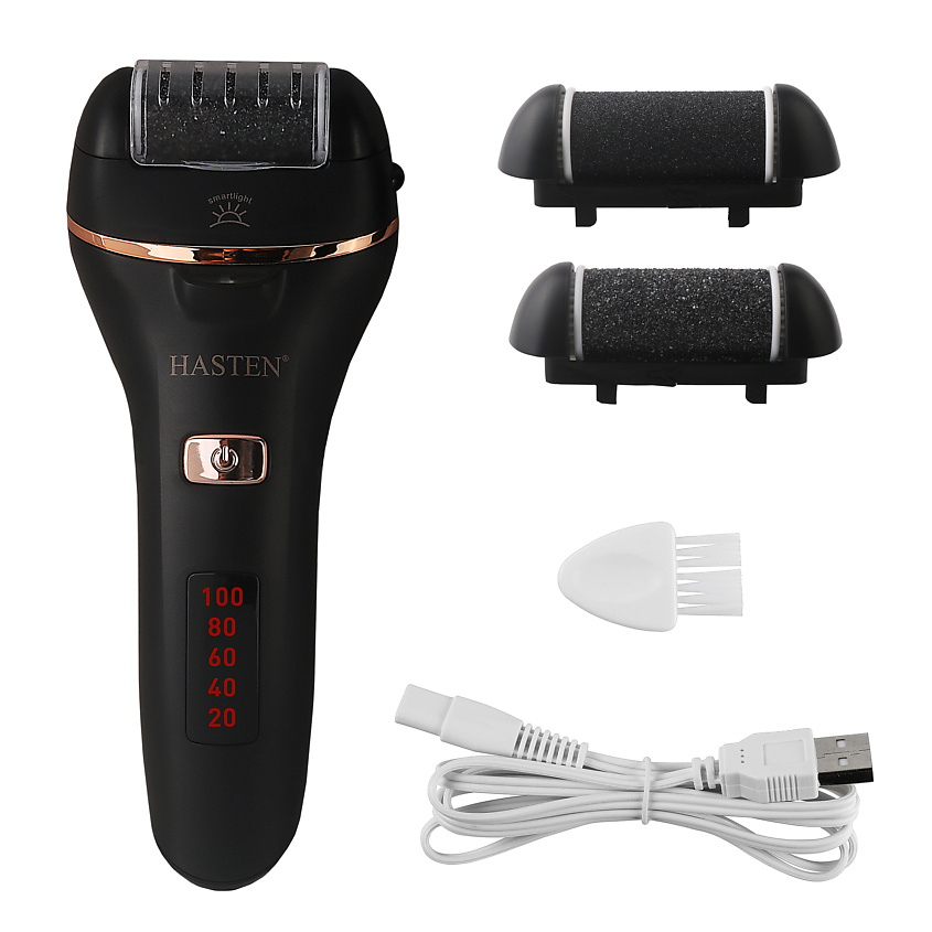 Изображение товара HASTEN Роликовая пилка для ног - HAS220, Черный