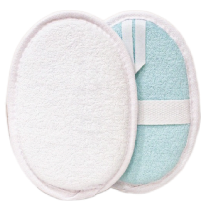 Изображение товара GALK'SAR Натуральная мочалка для детей из хлопка, Зеленый