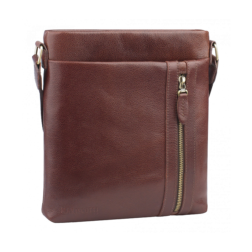 Изображение товара Мужская сумка на плечо из натуральной кожи FRANCHESCO MARISCOTTI