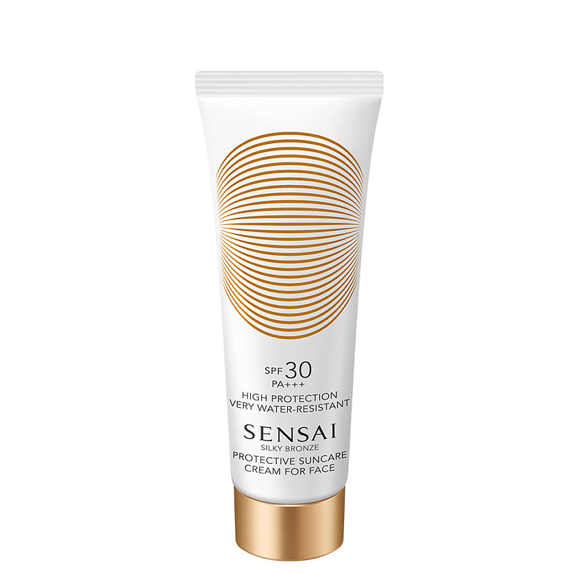 Изображение товара SENSAI Водостойкий солцезащитный крем для лица Silky Bronze Protective Cream SPF50, 50 мл