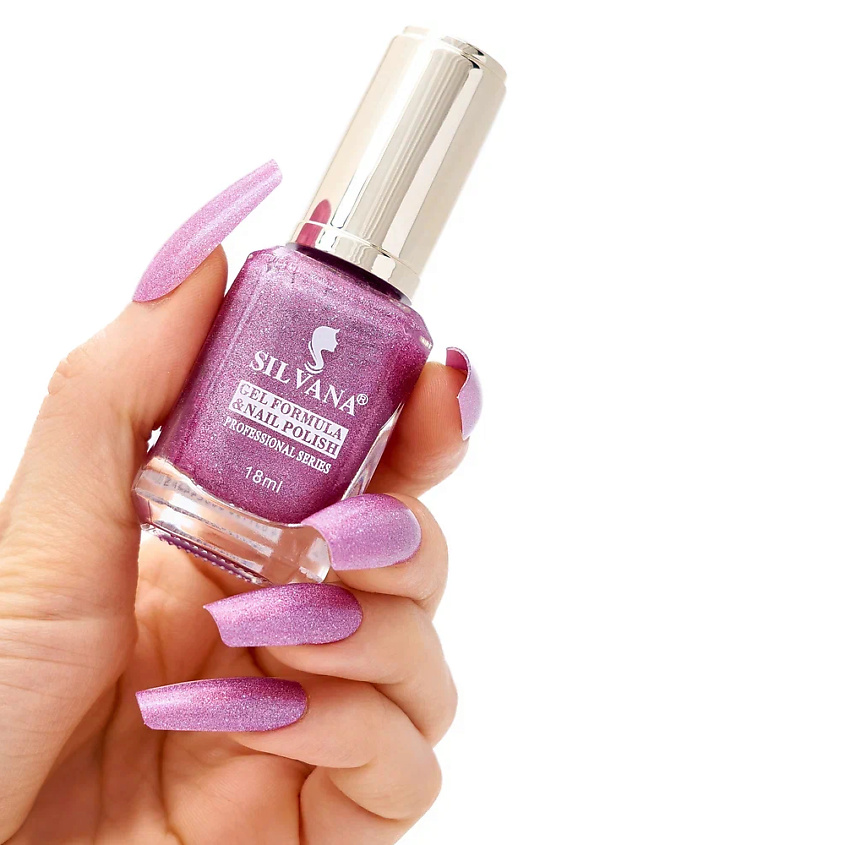 Изображение товара Гибридный лак для ногтей SILVANA Насыщенная Орхидея