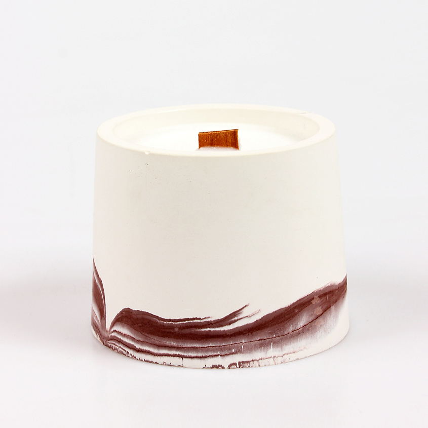 Изображение товара ANYLAN FACTORY Ароматическая свеча в гипсе "Бурбонская ваниль", 1 шт.