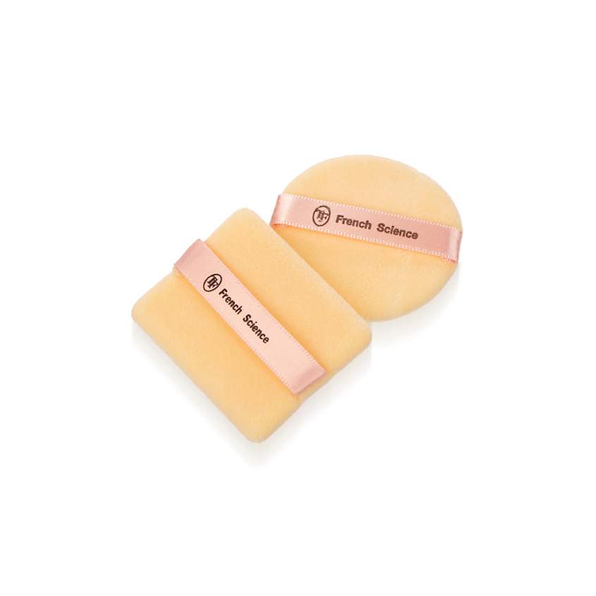 Изображение товара TF Пуховка для пудры бежевого цвета, мягкий плюш, для нанесения косметики