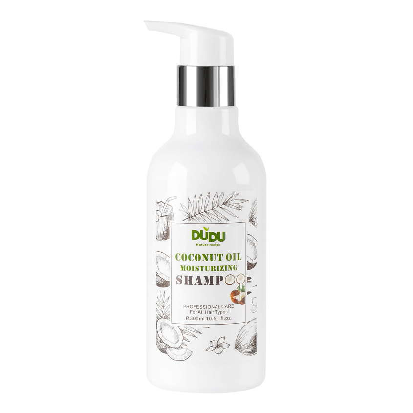Изображение товара Шампунь с кокосовым маслом DUDU Coconut oil 300 мл для здоровых волос