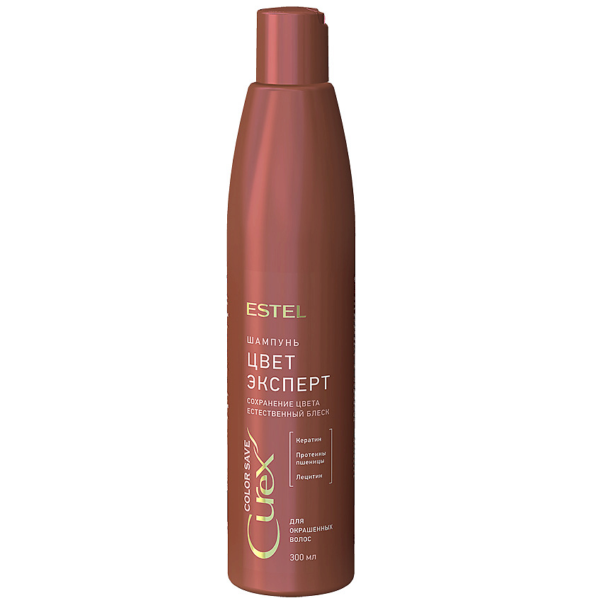 Изображение товара ESTEL PROFESSIONAL Шампунь Цвет-эксперт для окрашенных волос Curex Color Save, 300 мл