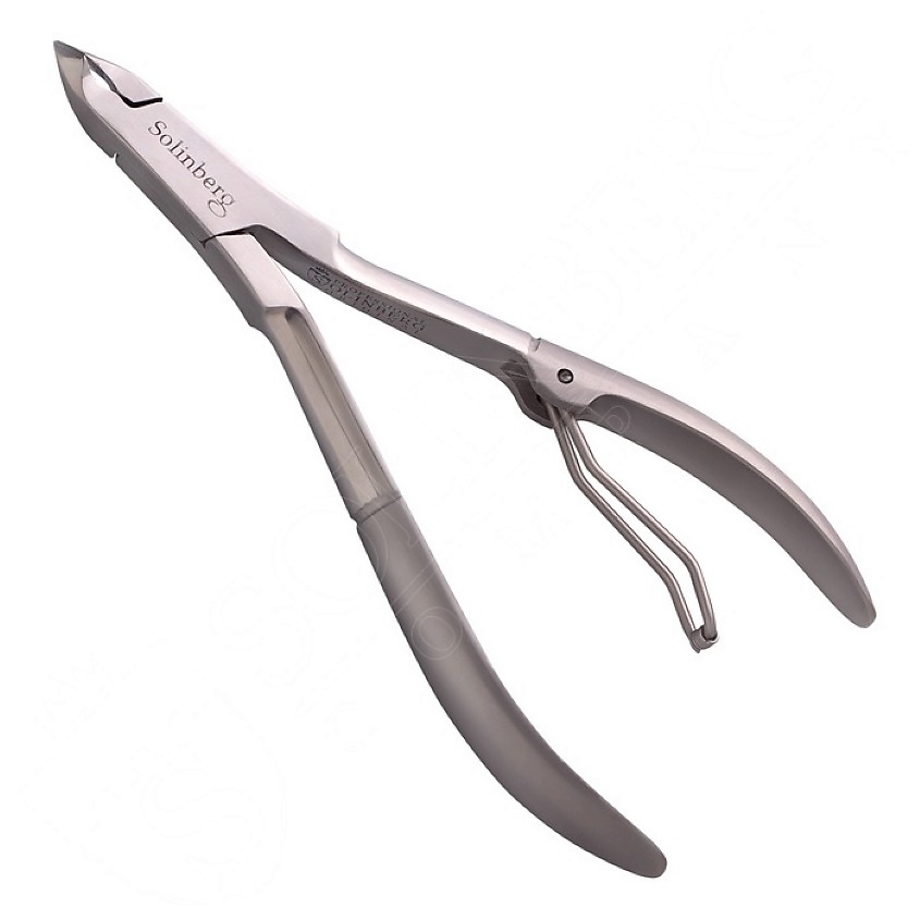 Изображение товара SOLINBERG Кусачки маникюрные, ручная заточка, одинарная пружина, Белый