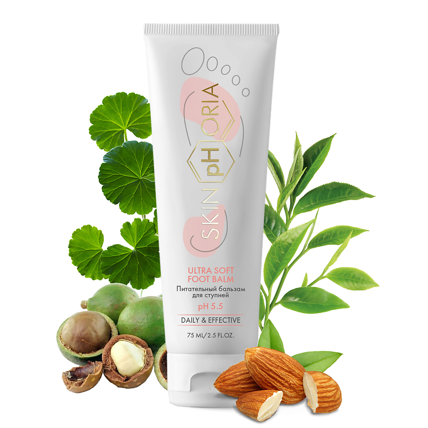 Изображение товара SKINPHORIA Питательный бальзам для ступней Ultra Soft Foot Balm, 75 мл