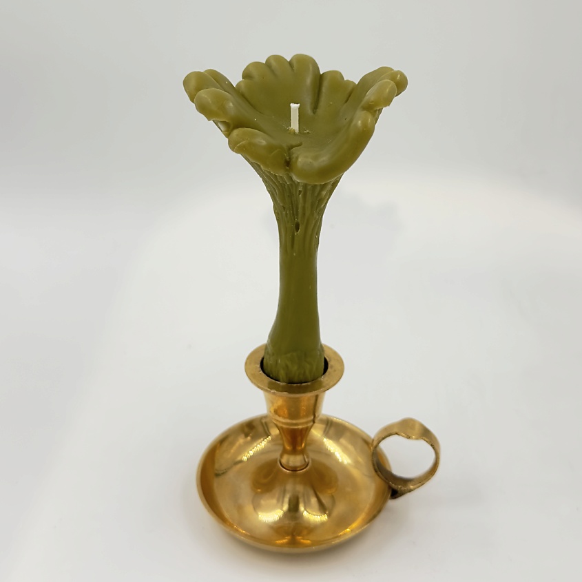 Изображение товара Свеча ароматическая UNIFICATION LOVE Гриб Лисичка цвета хаки 0.04 мл