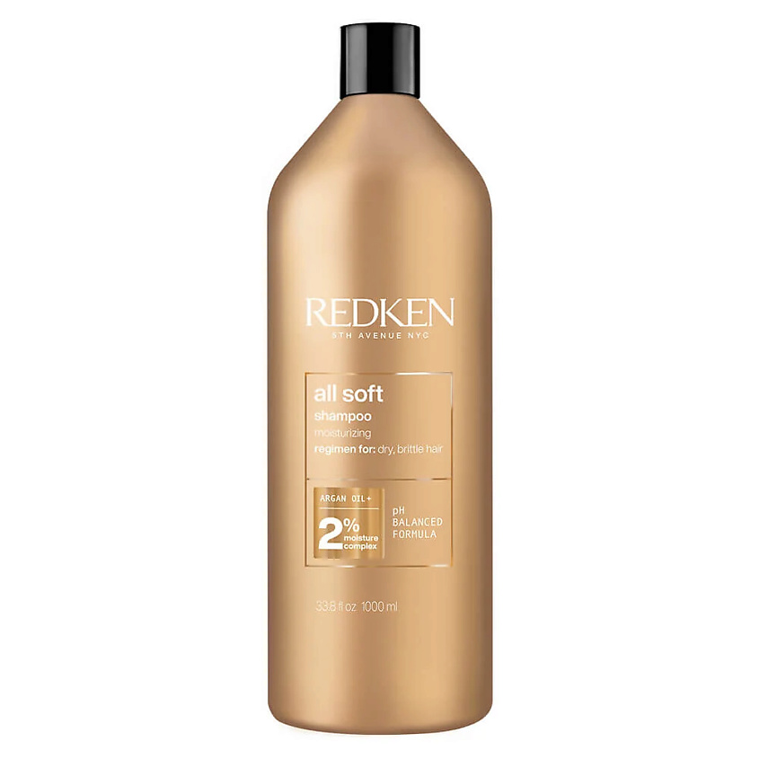 Изображение товара REDKEN Питательный смягчающий шампунь All Soft для сухих и жестких волос 1000 мл
