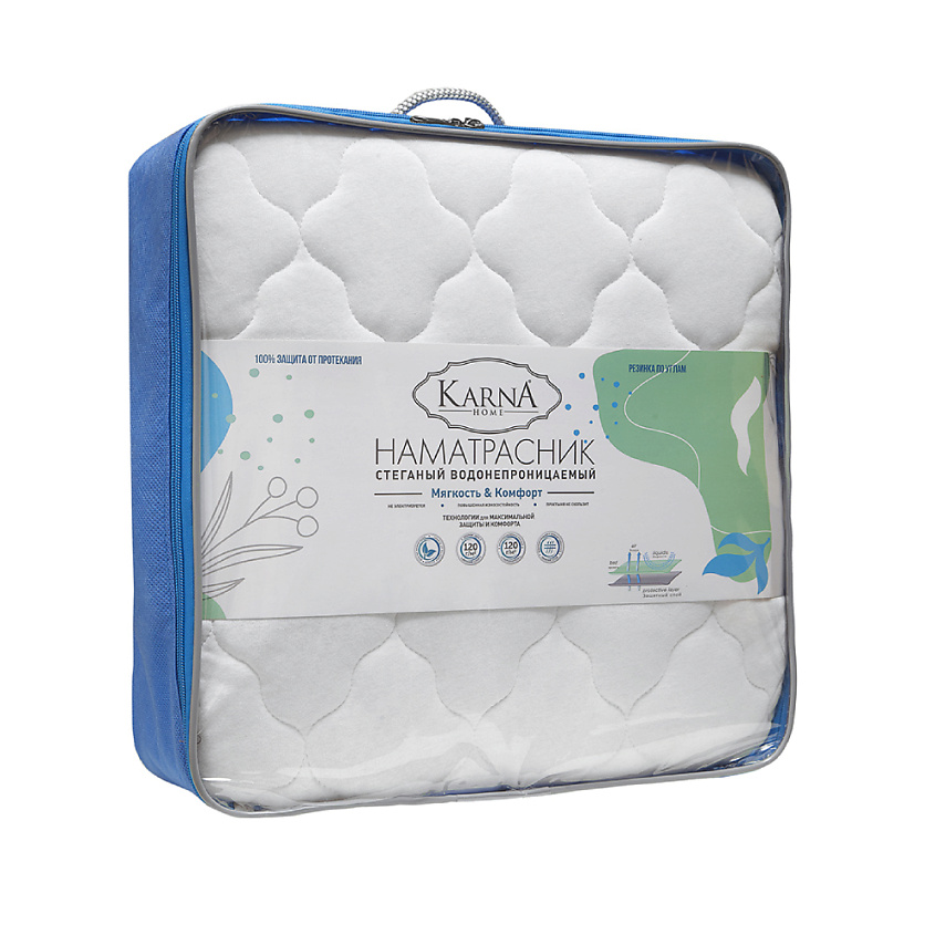 Изображение товара Наматрасник KARNA Мягкость&Комфорт 80х200 с резинкой