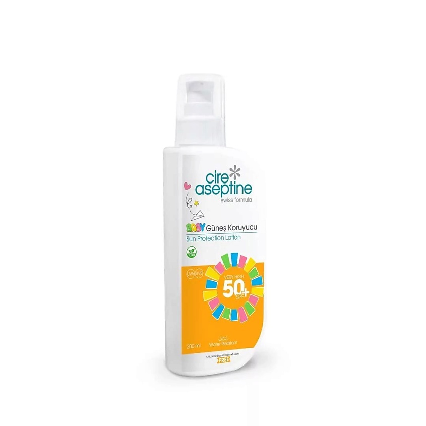 Изображение товара CIRE ASEPTINE ДЕТСКИЙ солнцезащитный лосьон 50 SPF Sun Protection Lotion Baby, 200 мл