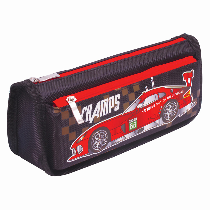 Изображение товара ЮНЛАНДИЯ Пенал для мальчиков "Машина", Черный