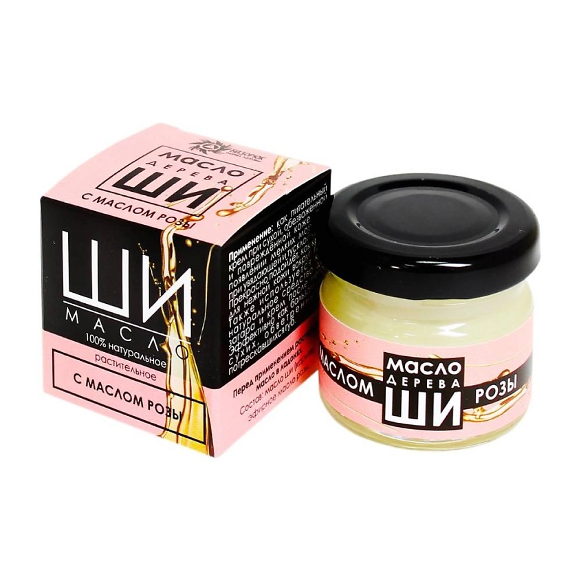 Изображение товара Бизорюк Масло Ши Карите с маслом розы, 30 мл - Увлажнение и питательное действие