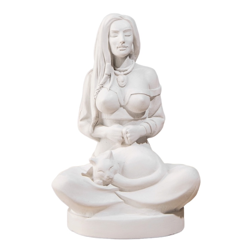 Изображение товара MAGIC MAKERS Статуэтка Девушка с кошкой, 1шт