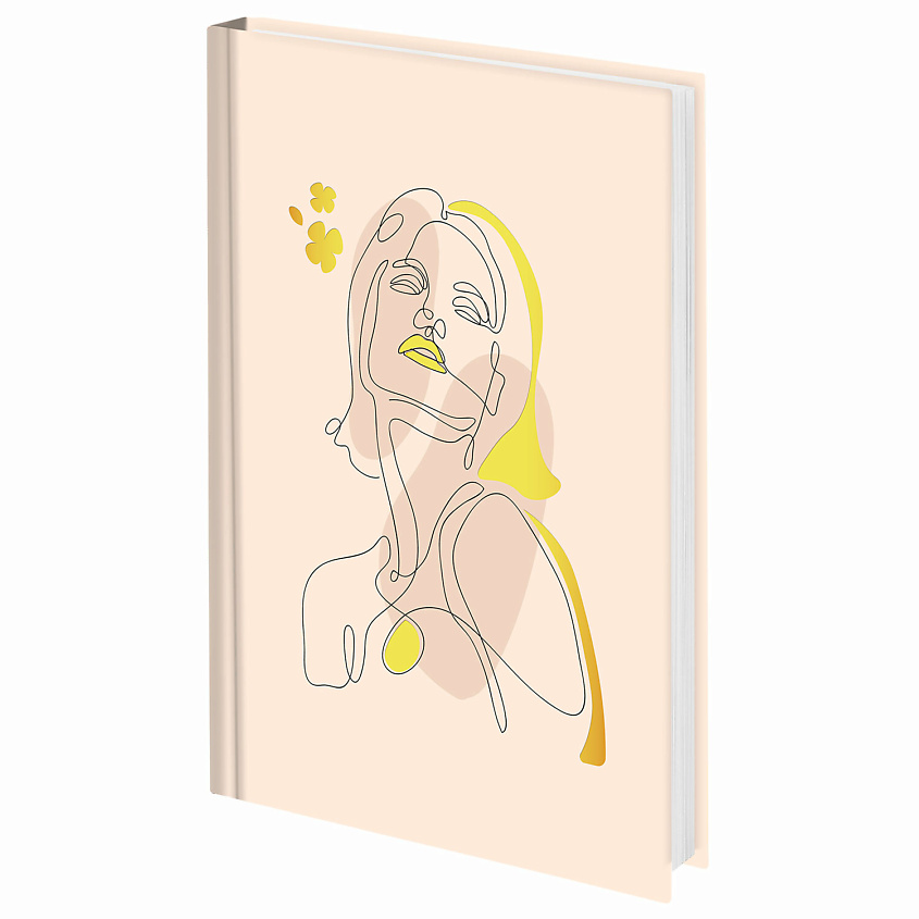 Изображение товара Недатированный ежедневник STAFF Силуэт 160 листов в твердом переплёте