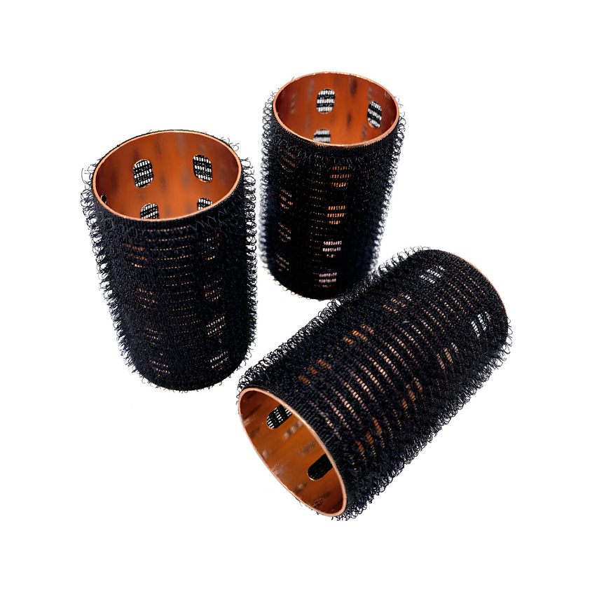 Изображение товара SILVA Бигуди липучки алюминиевые, 3 шт в упаковке