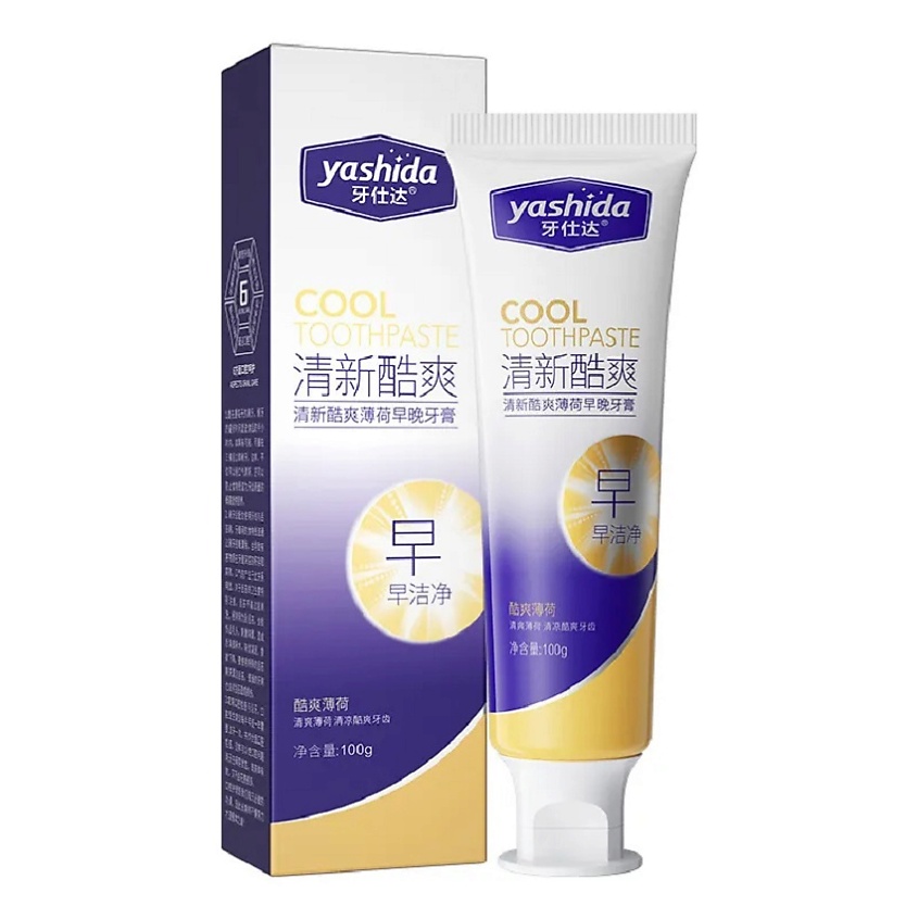 Изображение товара YASHIDA Зубная паста освежающая Мята 100 г - защита и свежесть для взрослых