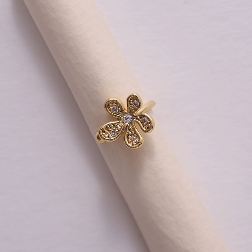 Изображение товара VELTOM Кафф цветочек, Золотой