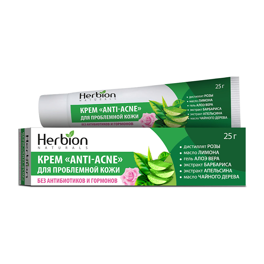 Изображение товара HERBION Крем ANTI-ACNE для проблемной кожи, 25 мл