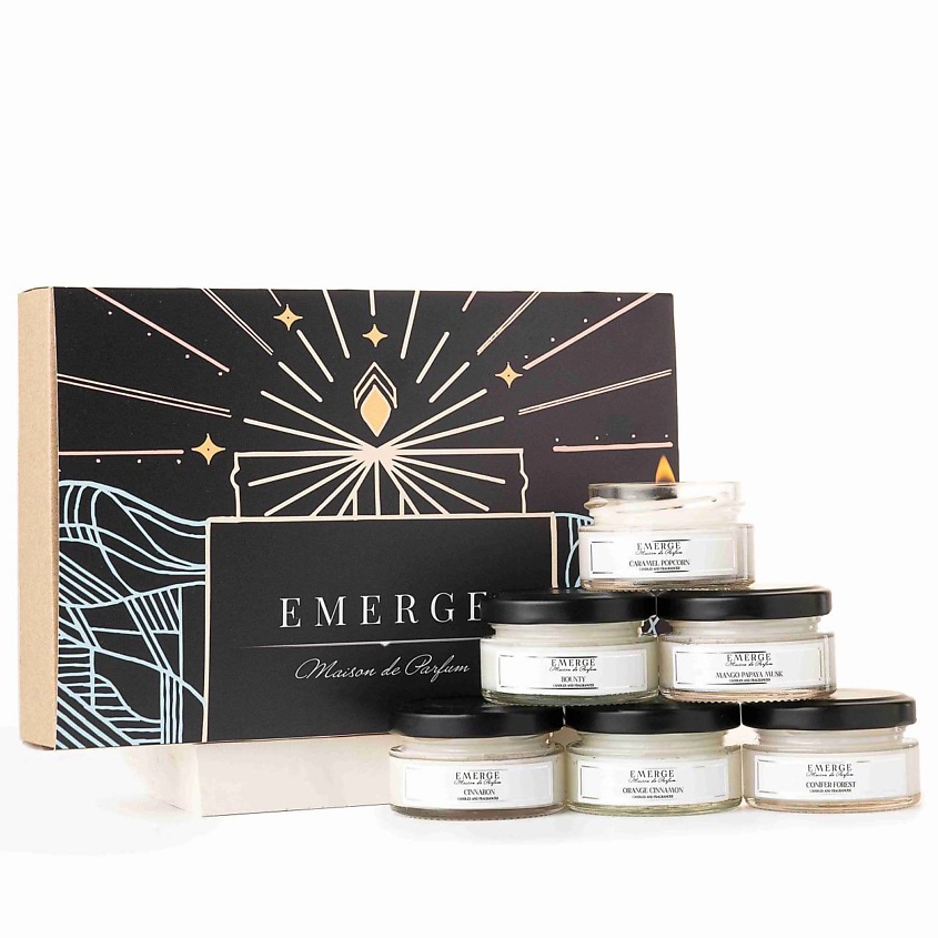 Изображение товара EMERGE Набор свечей ароматических, 6 шт