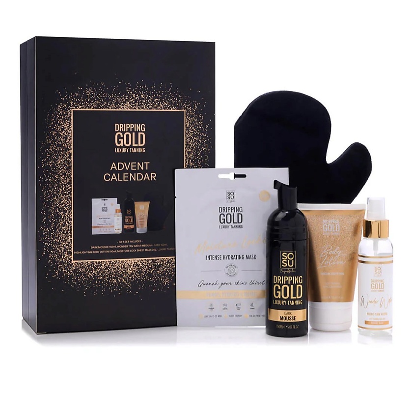 Изображение товара DRIPPING GOLD Адвент-календарь Luxury Tanning, 5 шт.