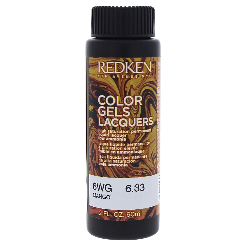 Изображение товара REDKEN Гелевая краска-блеск для волос Color Gels Lacquers, 6WG Mango