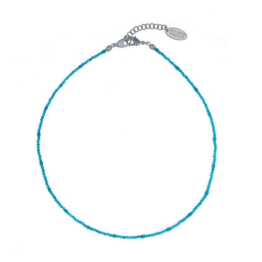 Изображение товара LANZEROTTI Колье, Коллекция Atlantide, с апатитом и бирюзой, Голубой