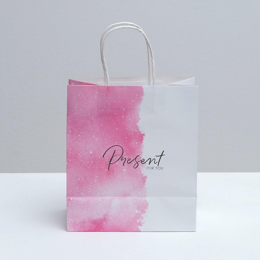 Изображение товара ДАРИТЕ СЧАСТЬЕ Пакет подарочный крафтовый, упаковка, "Present for you", размер 22х25х12 см