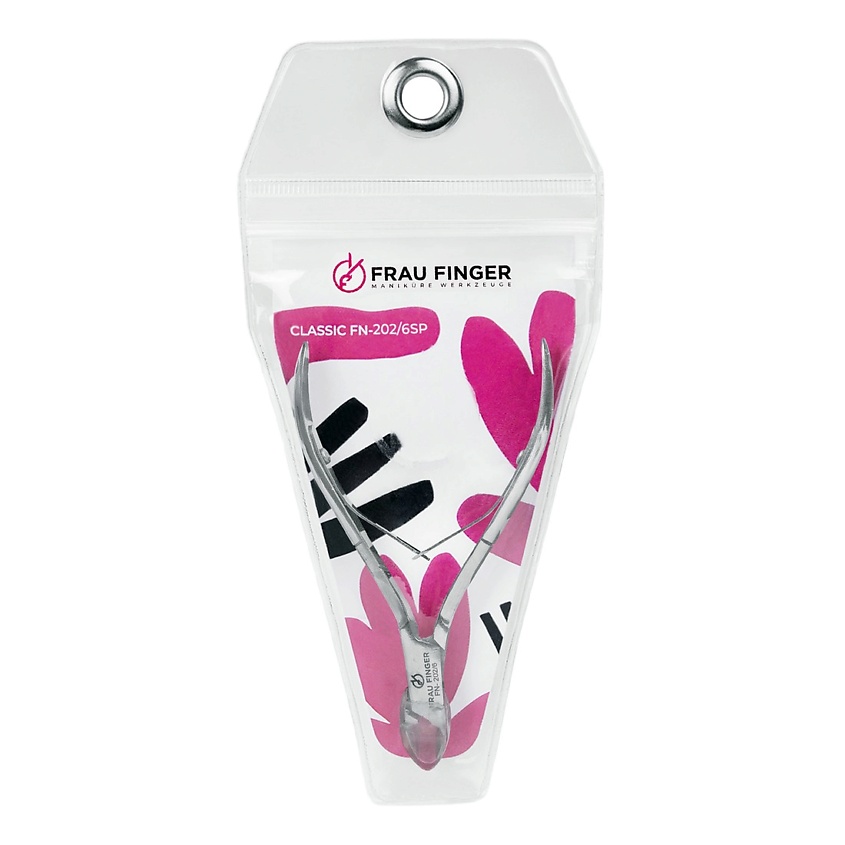 Изображение товара FRAU FINGER Кусачки маникюрные для кутикулы Classic FN-202/6SP, 6 мм, Серебряный