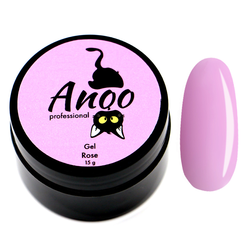Изображение товара ANQO Гель средней консистенции, оттенок rose