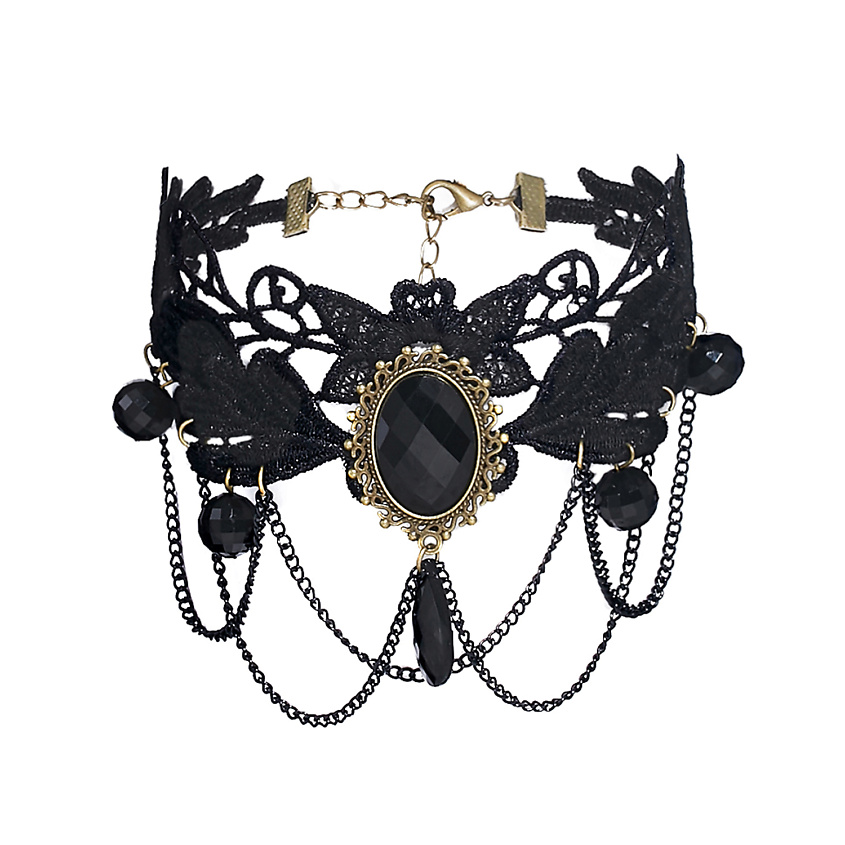 Изображение товара NOTHING BUT LOVE Чокер в готическом стиле "Каприз Клеопатры", Черный