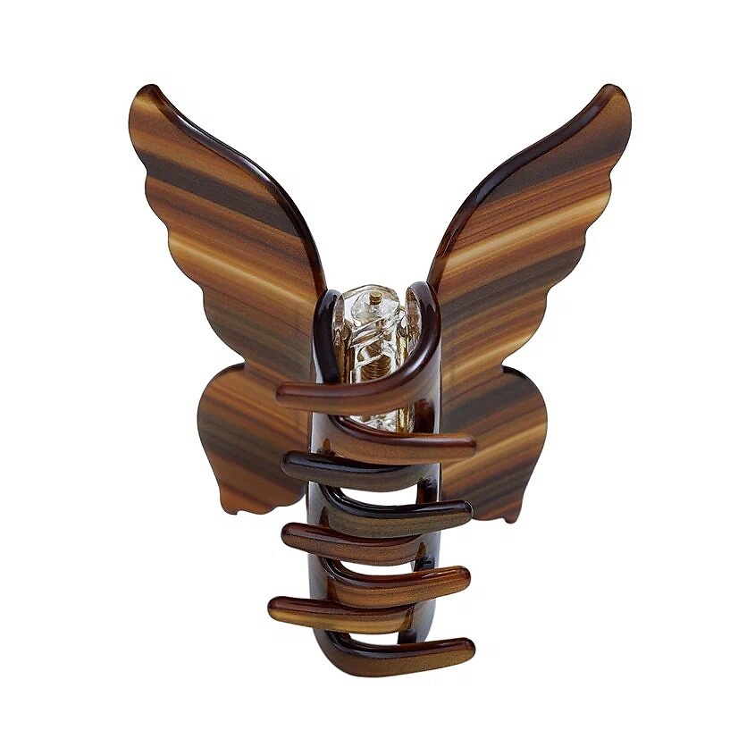 Изображение товара Краб для волос ASSORO Янтарная бабочка - идеальный аксессуар для прически