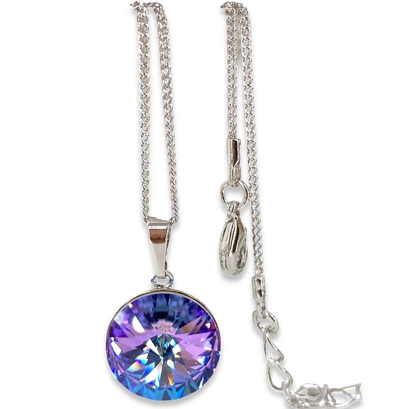 Изображение товара Подвеска с цепочкой AMANTE CRYSTAL ELIS из Swarovski с родиевым покрытием женская