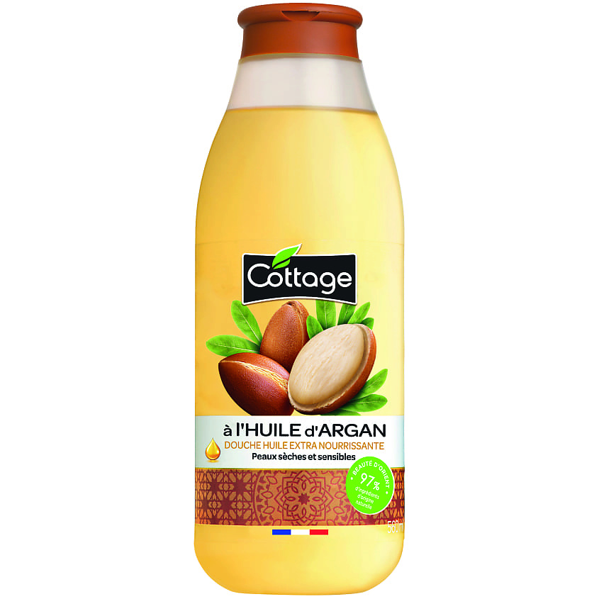 Изображение товара COTTAGE Питательный гель для душа с маслом Арганы Extra Nourishing Precious Oil Shower With Argan Oil, 560 мл