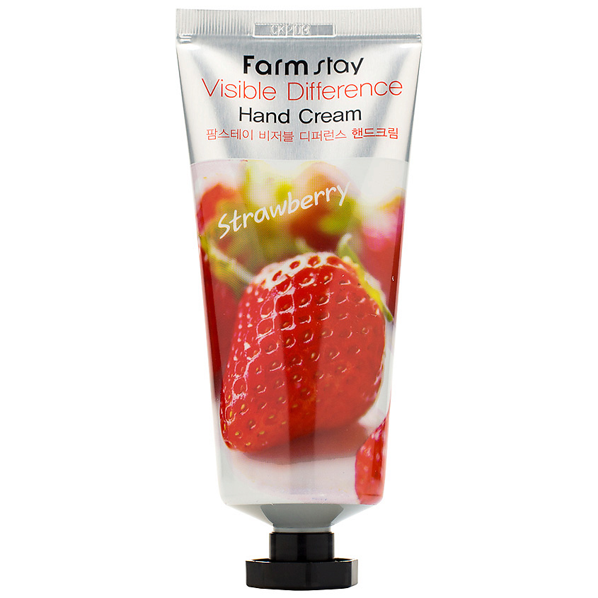 Изображение товара FARMSTAY Крем для рук с экстрактом клубники Visible Difference Hand Cream Strawberry, 100 гр
