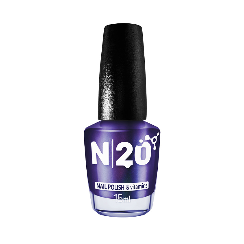 Изображение товара N20 Витаминный лак для ногтей "NAIL POLISH & vitamins" оттенок №04 Violet Gold
