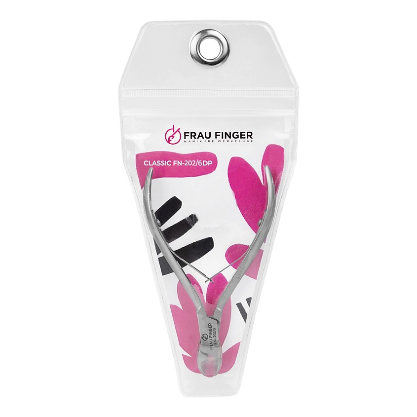 Изображение товара FRAU FINGER Кусачки маникюрные для кутикулы Classic FN-202/6DP, 6 мм, Серебряный