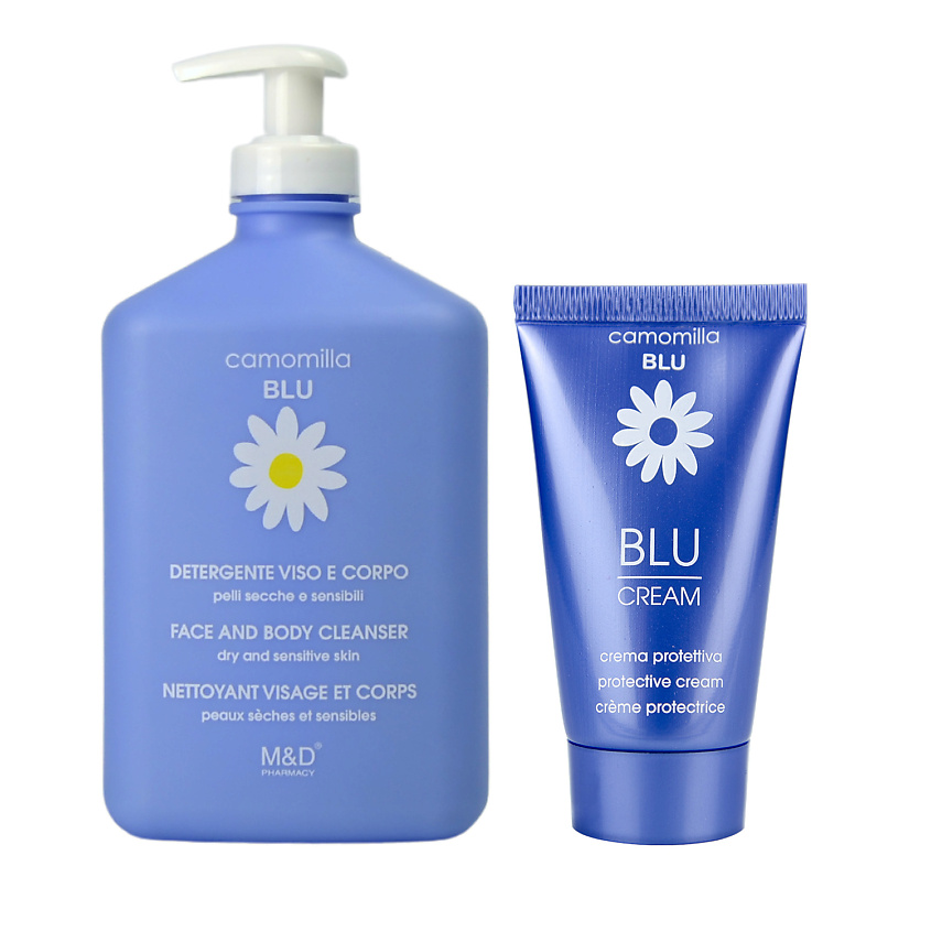 Изображение товара CAMOMILLA BLU Набор для проблемной и чувствительной кожи, 50 мл + 500 мл