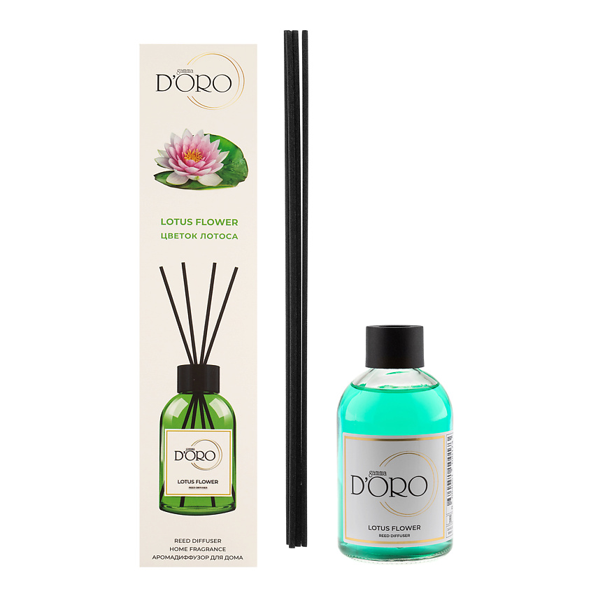 Изображение товара Ароматический диффузор GAMMA D'ORO Цветок лотоса 100 мл для дома и интерьера