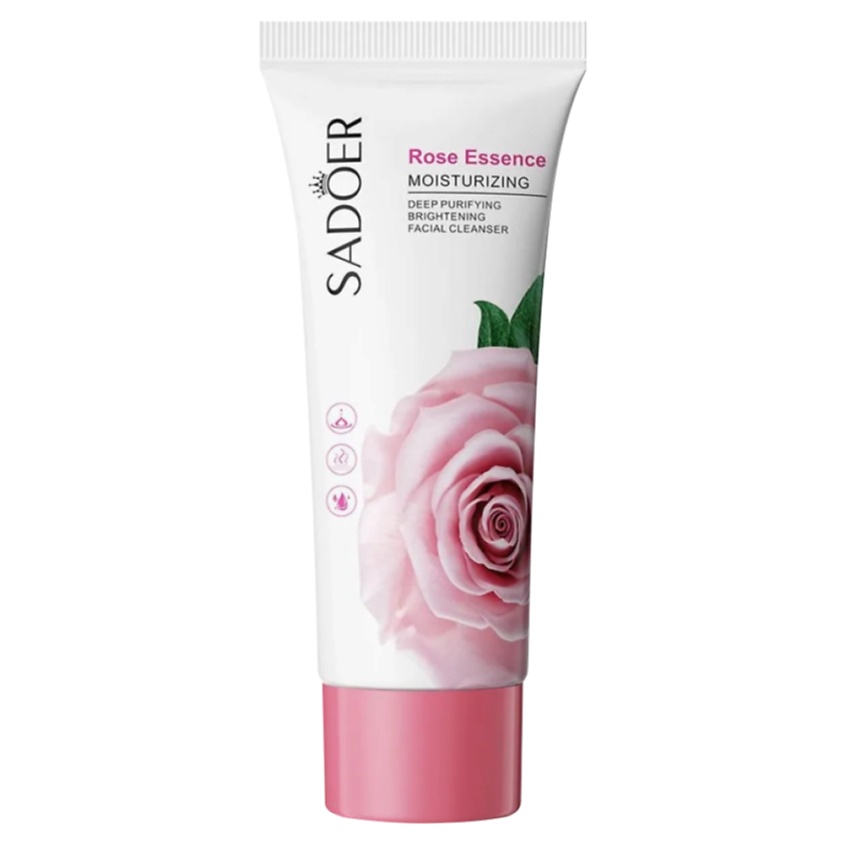 Изображение товара SADOER Средство для умывания очищающее и освежающее с эссенцией розы, 100 гр