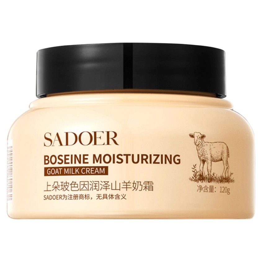 Изображение товара SADOER Крем для лица увлажняющий с экстрактом козьего молока, 120 гр