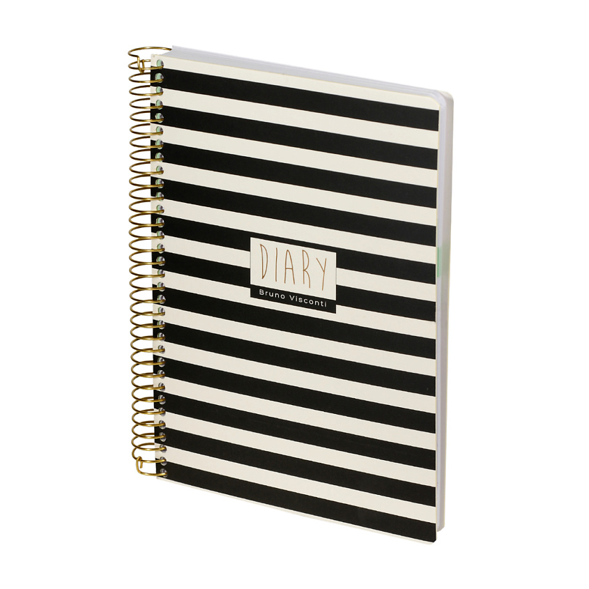 Изображение товара BRUNO VISCONTI Ежедневник CUTE DIARY "Black&White.Полоски", 1 шт.
