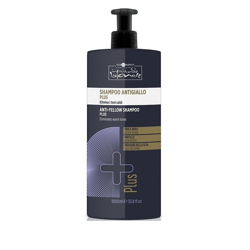 Изображение товара Шампунь для волос HAIR COMPANY INIMITABLE BLONDE 1000 мл с антижелтым эффектом
