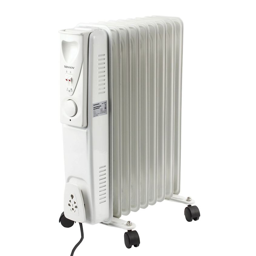 Изображение товара SONNEN Обогреватель масляный DFS-09, цвет: Белый, 1 шт