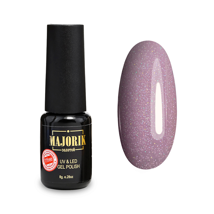 Изображение товара MAJORIK Гель-лак Coler, №77 Розовый с блесками