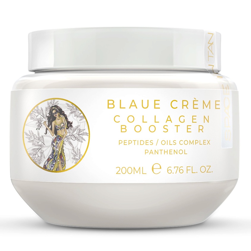 Изображение товара SPACE IN TAN Молочко для тела с пептидами коллагена BLAUE CREME COLLAGEN BOOSTER, 200 мл